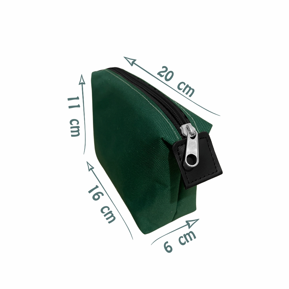 Necessaire Unissex em Nylon 600 com Puxadores de Corino - Ref.: Grunge