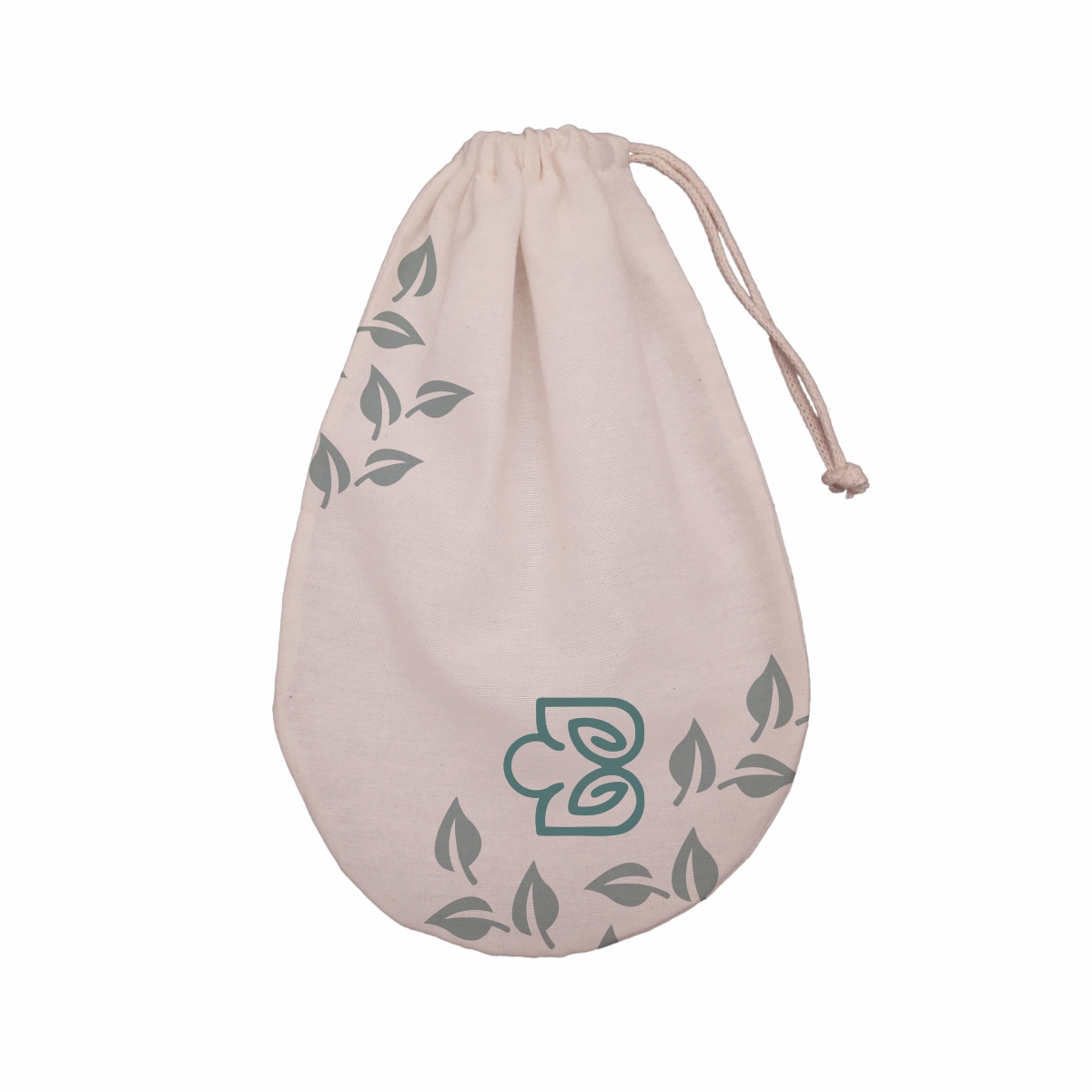 Saco Ecológico com Fundo Arredondado em Algodão Cru - Ref.: Orvalho