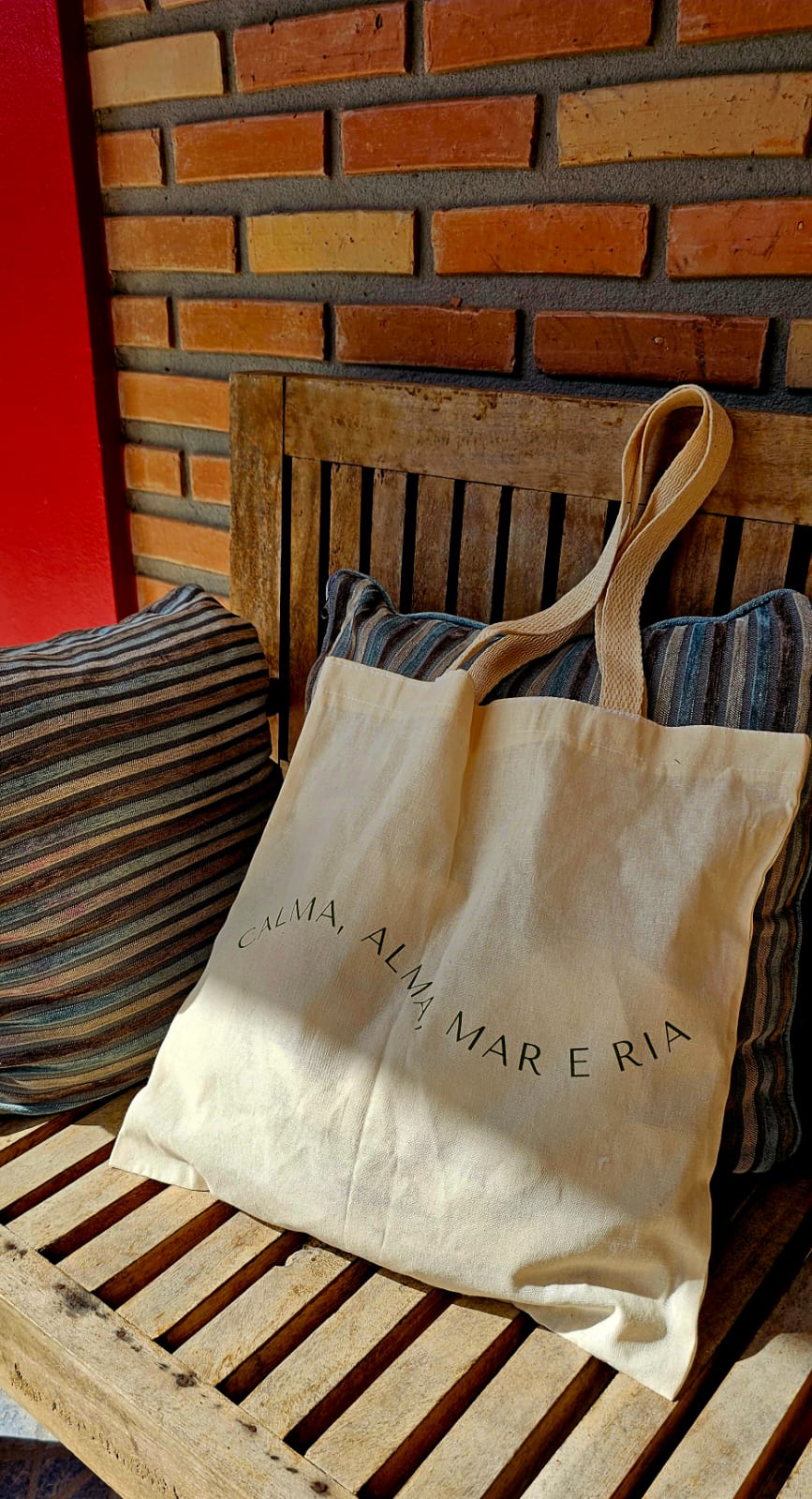 Sacola Ecológica em Algodão Cru - Ref.: Manga