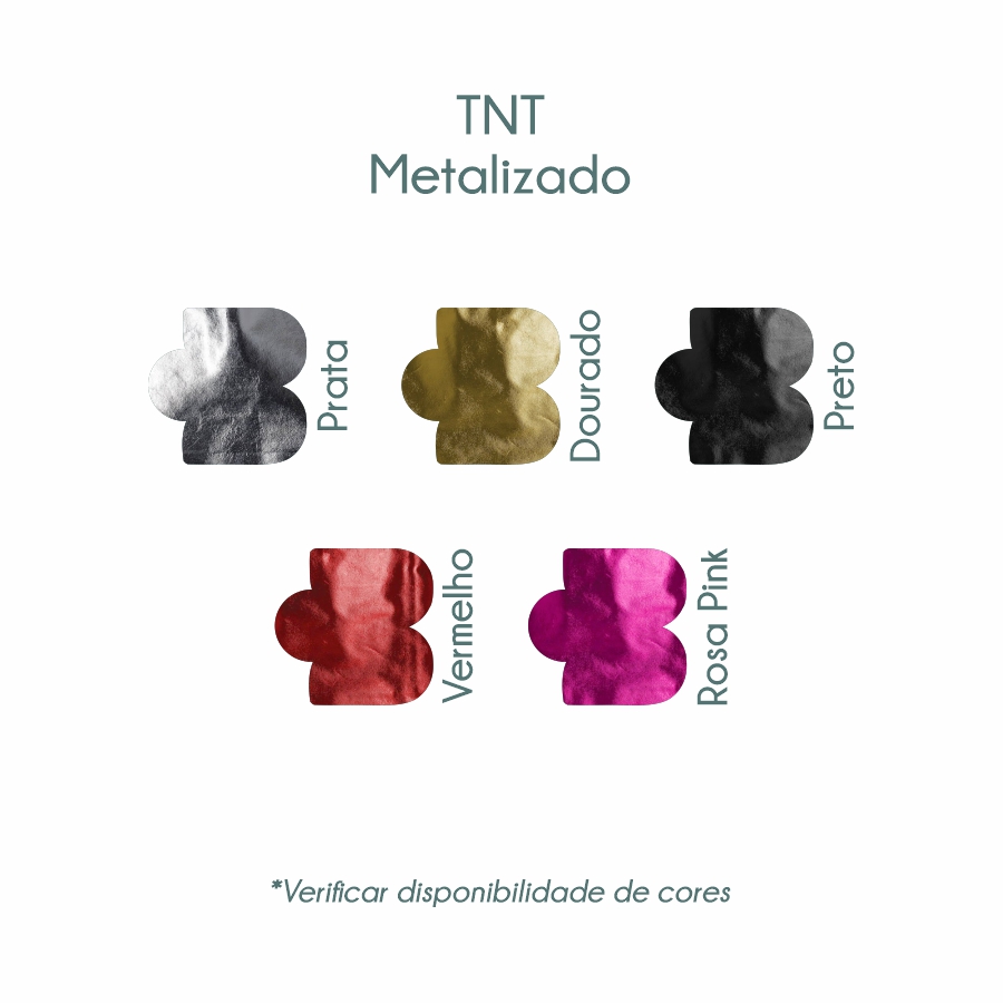Tabela Cores para TNT Metalizado