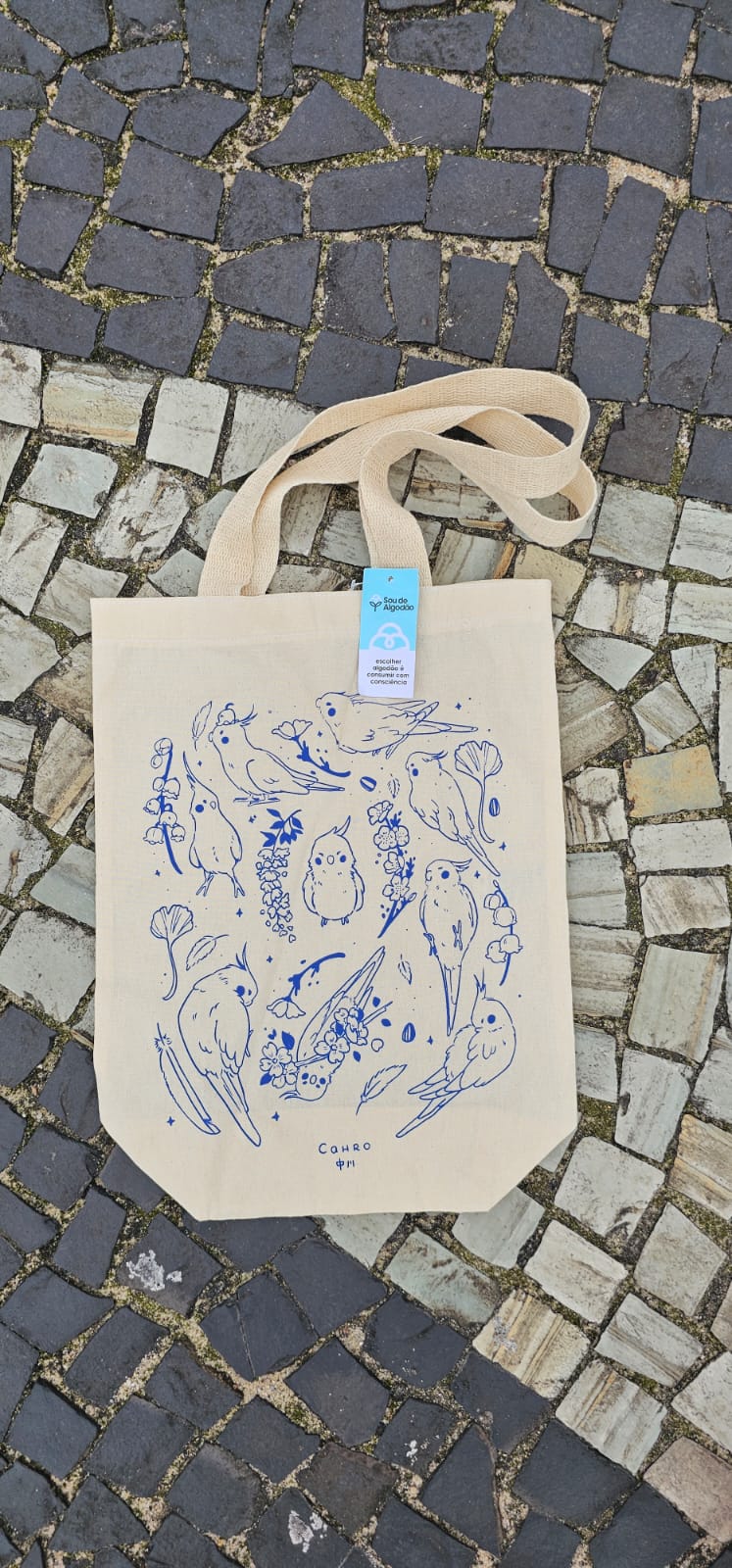 Sacola Ecológica em Algodão Cru - Ref.: Aroeira
