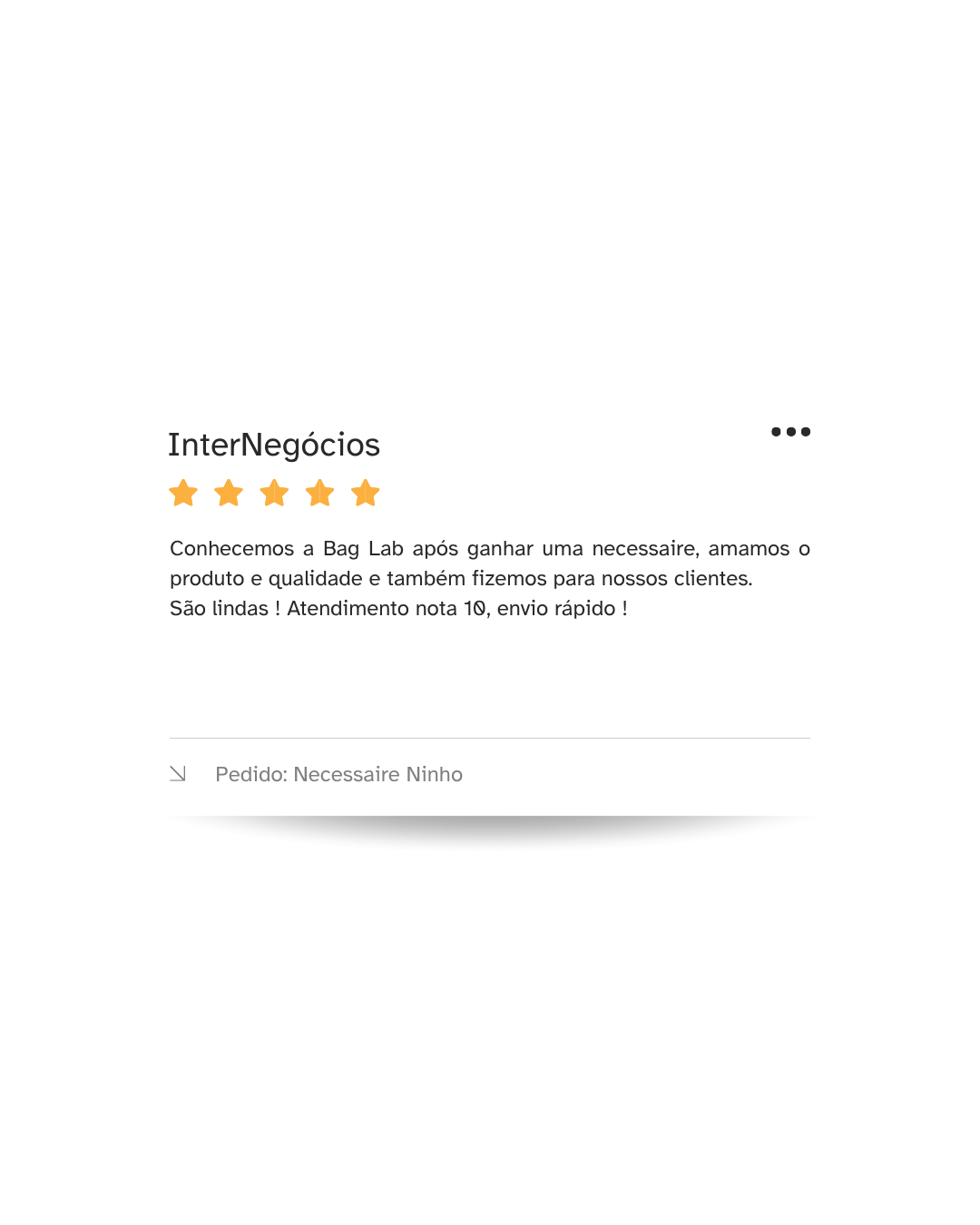 Avaliações reais de quem passou por toda a experiência desde o orçamento ao recebimento do pedido em mãos!